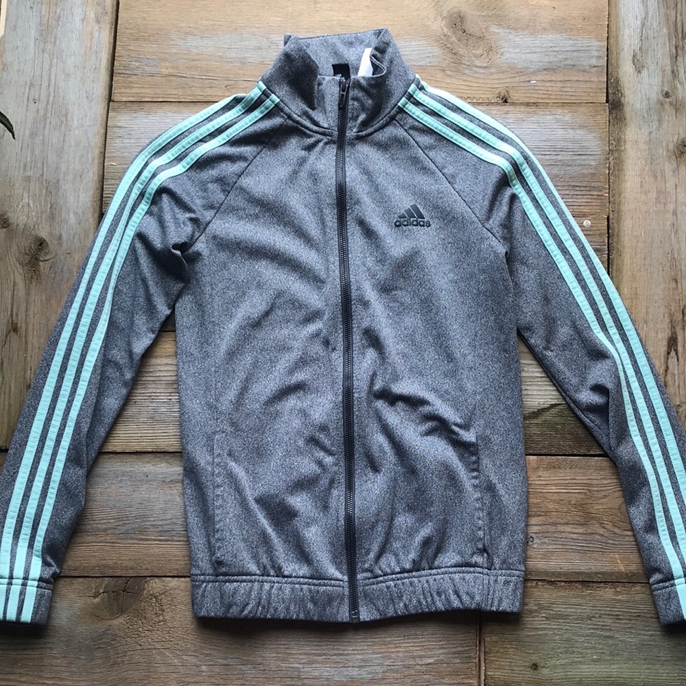 adidas zip up sweatshirt